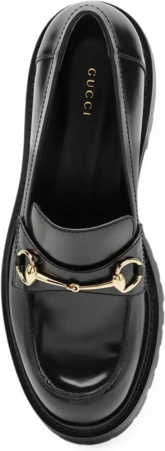 Gucci loafers with Horsebit and lug sole Zwart - Foto 4