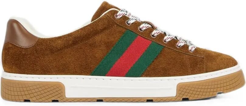 Gucci Low-top sneakers met Ace Web-detail Bruin