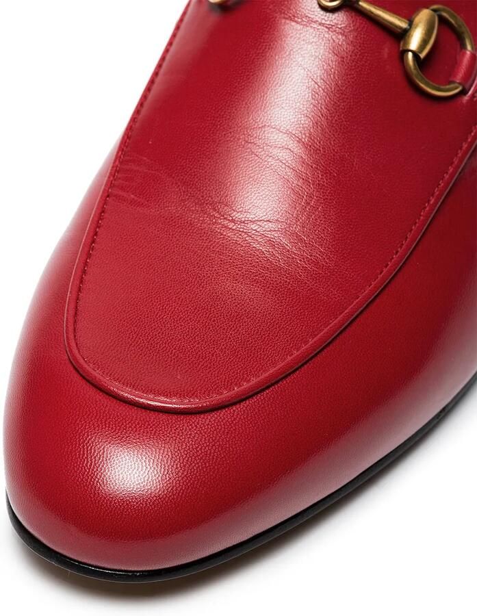 Gucci Princetown Horsebit leren pumps Roze - Foto 2