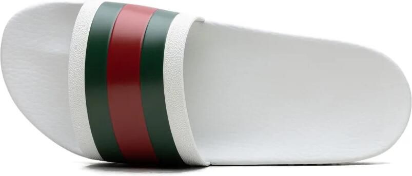 Gucci Pursuit 72 "White Red Green" slippers Wit - Foto 2