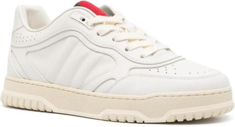 Gucci Re-Web leren sneakers Wit - Foto 3