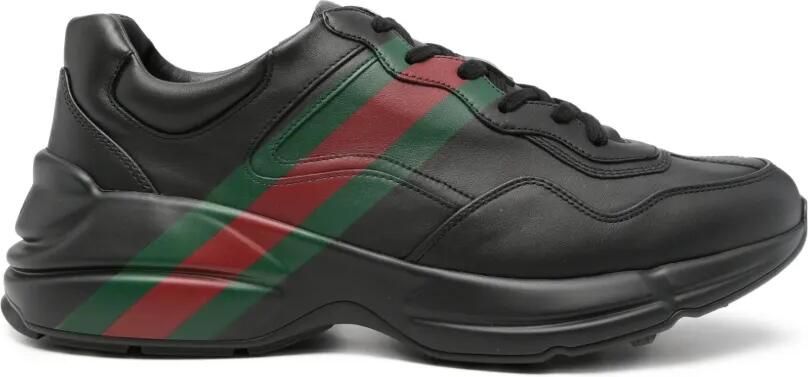 Gucci Rhyton sneakers met Web-streep Zwart