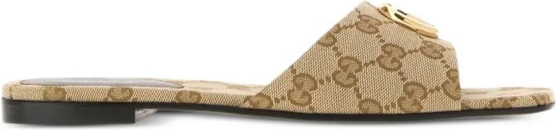 Gucci Sandalen met Double G Beige