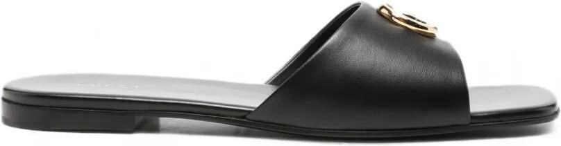 Gucci Sandalen met Double G Zwart