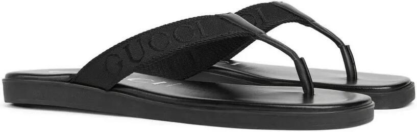 Gucci Sandalen met geborduurd logo Zwart - Foto 5