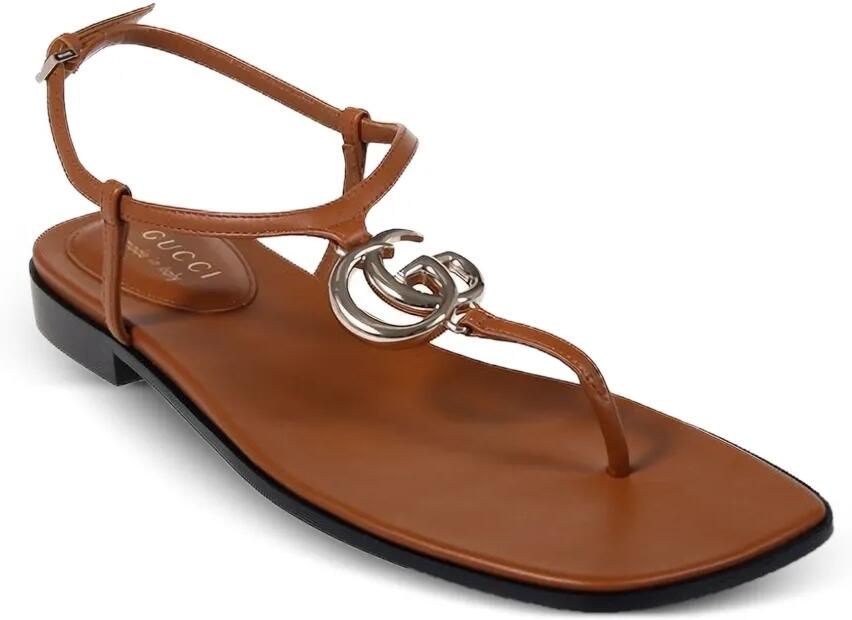 Gucci Sandalen met GG logo Bruin - Foto 2