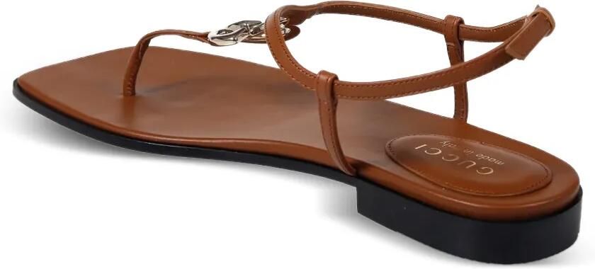 Gucci Sandalen met GG logo Bruin - Foto 4
