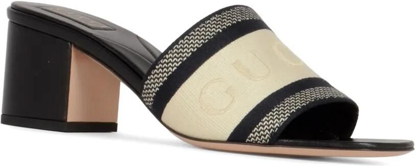 Gucci Sandalen met logoband Beige - Foto 3