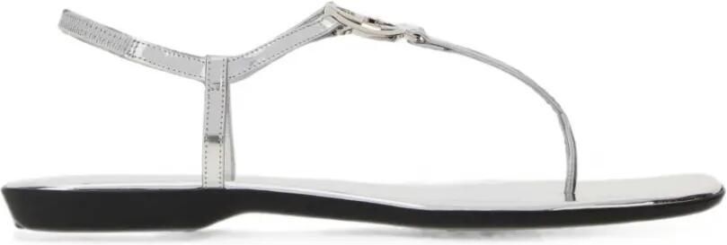 Gucci Sandalen met logoplakkaat Zilver