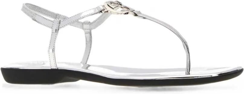 Gucci Sandalen met logoplakkaat Zilver - Foto 2