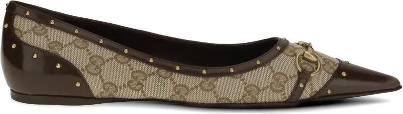 Gucci Savoy ballerina's Beige