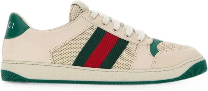 Gucci Screener Double G Web sneakers Beige