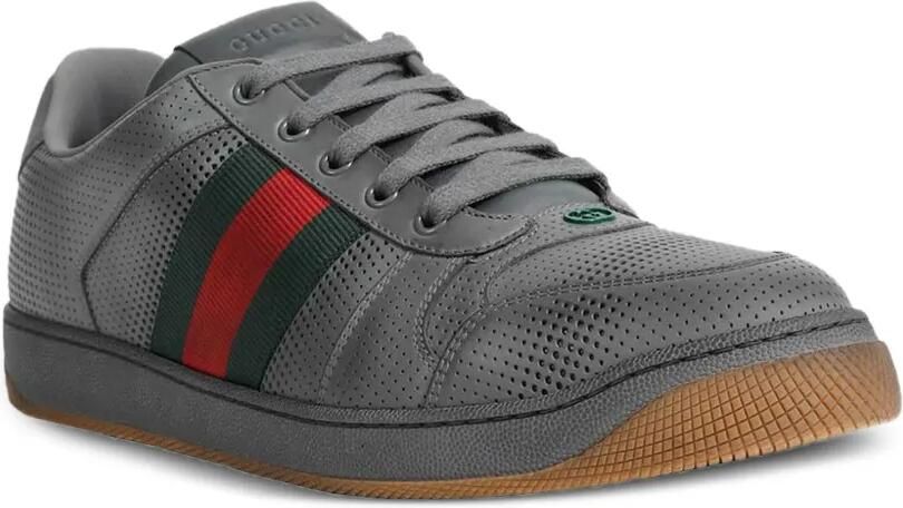 Gucci Screener sneakers met versleten effect Grijs - Foto 3