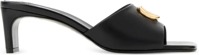 Gucci Slippers met GG-detail Zwart