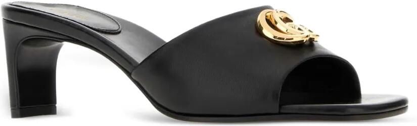 Gucci Slippers met GG-detail Zwart - Foto 2
