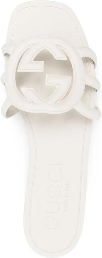 Gucci Slippers met GG-logo Beige - Foto 2