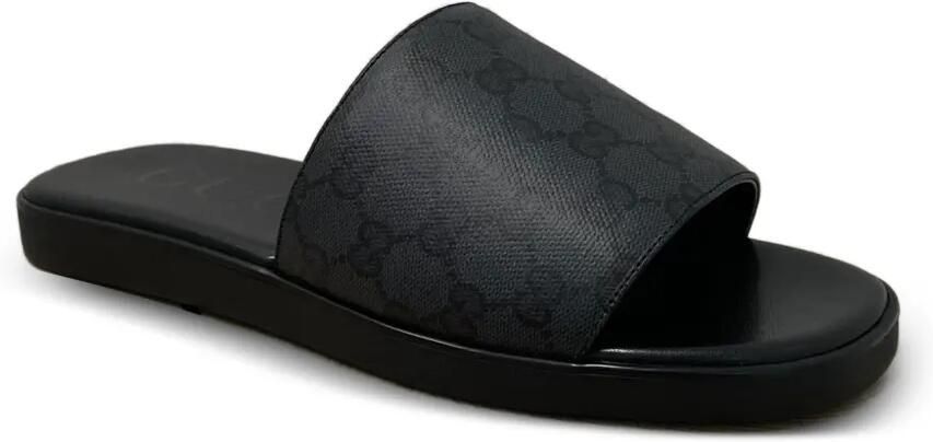 Gucci Slippers met GG-patroon Zwart