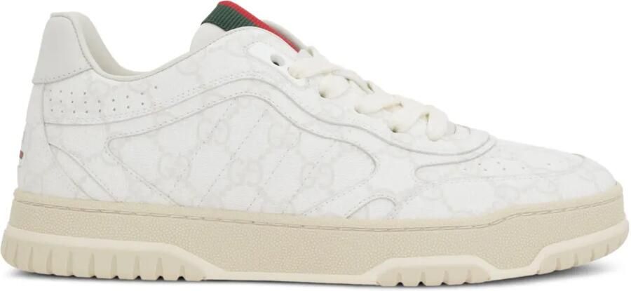 Gucci Sneakers met gestreepte afwerking Wit