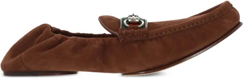 Gucci Suède loafers Bruin