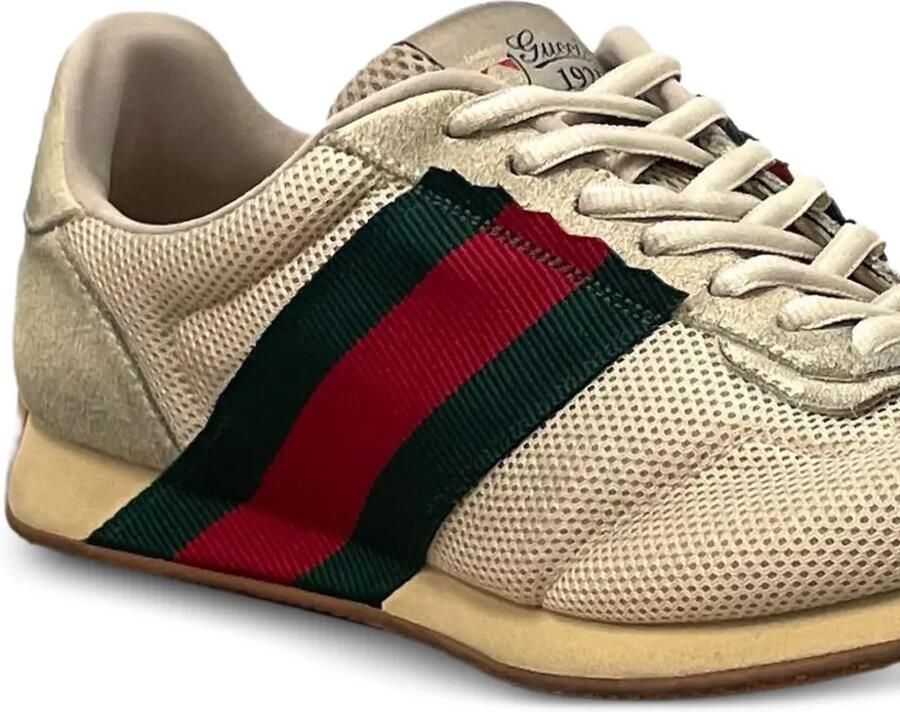 Gucci Tempo sneakers met Web-streep Beige - Foto 2