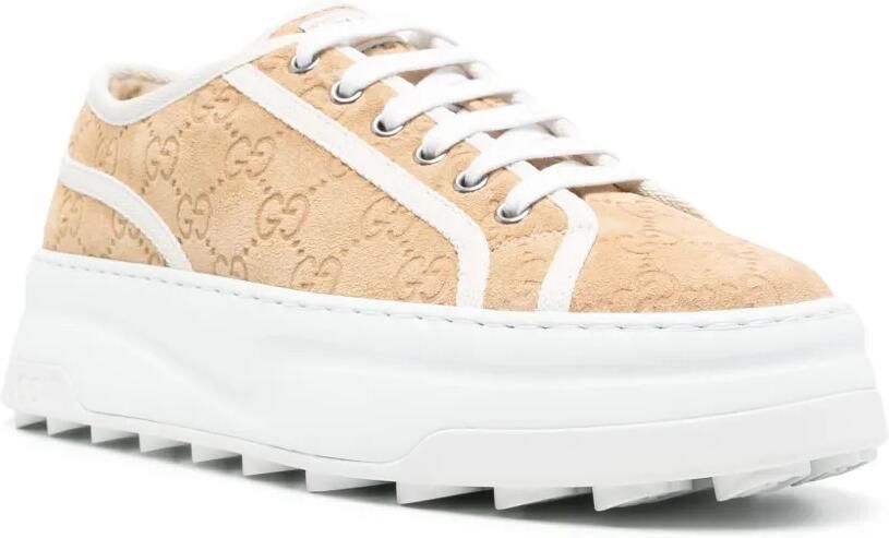 Gucci Tennis 1977 sneakers Beige - Foto 3