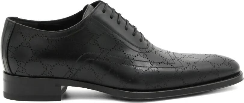 Gucci Veterschoenen met GG-logo Zwart