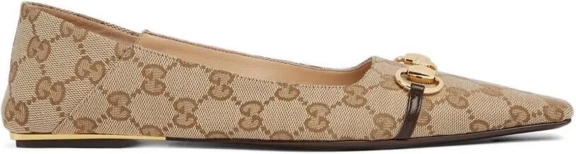 Gucci Vittoria ballerina's Beige