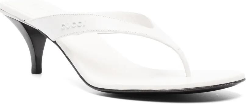 Gucci Vittoria thong sandals Wit - Foto 3