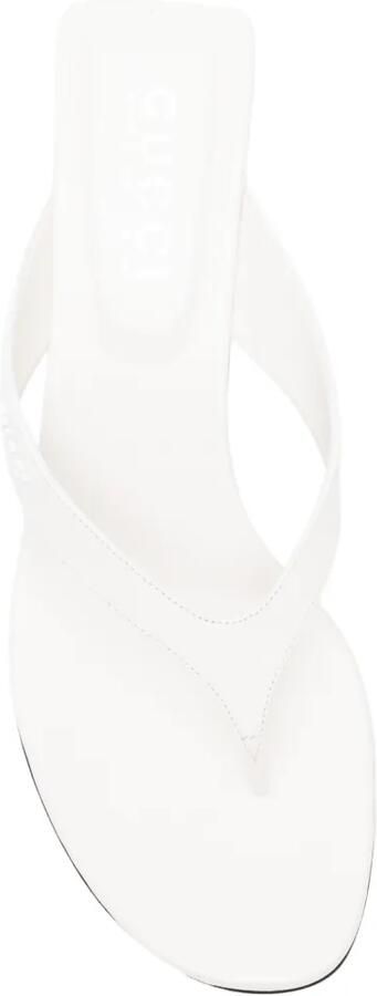 Gucci Vittoria thong sandals Wit - Foto 2
