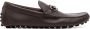 Gucci Leren loafers met horsebit detail Bruin - Thumbnail 1