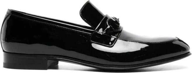 Gucci Horsebit leren loafers Zwart