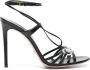 Gucci 120mm Horsebit leren sandalen Zwart - Thumbnail 1