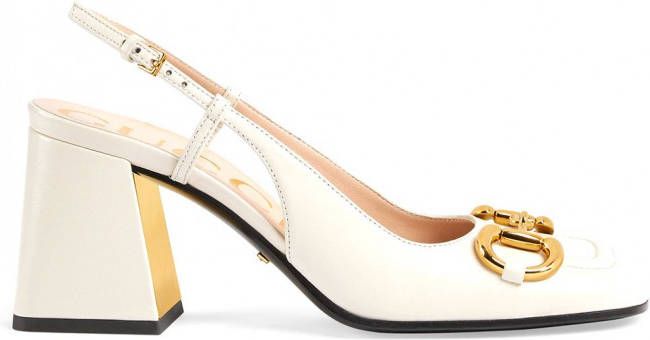 Gucci Slingback pumps met horsebit 