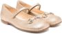 Gucci Kids Ballerina's met Horsebit-detail Goud - Thumbnail 1