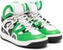 Gucci Kids Basket high-top sneakers Groen - Thumbnail 1
