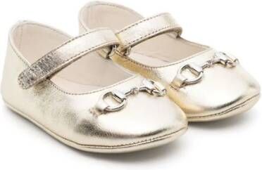 Gucci Kids Ballerina's met metallic-effect