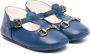 Gucci Kids Leren babyschoenen Blauw - Thumbnail 1