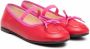 Gucci Kids Leren ballerina's Rood - Thumbnail 1