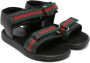Gucci Kids Leren sandalen Zwart - Thumbnail 1
