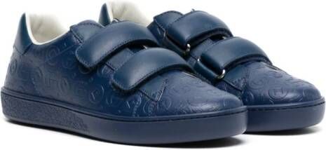 Gucci Kids Leren sneakers Blauw