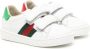 Gucci Kids New Ace leren sneakers Wit - Thumbnail 1