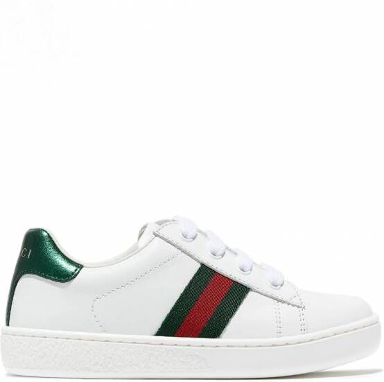 Gucci Kids New Ace sneakers Wit