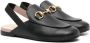 Gucci Kids Princetown leren loafers Zwart - Thumbnail 1