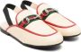 Gucci Kids Princetown slingback slippers Beige - Thumbnail 1