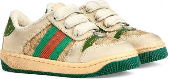 Gucci Kids Screener low-top sneakers Beige