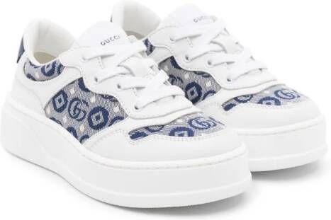 Gucci Kids Sneakers met GG-logo Wit