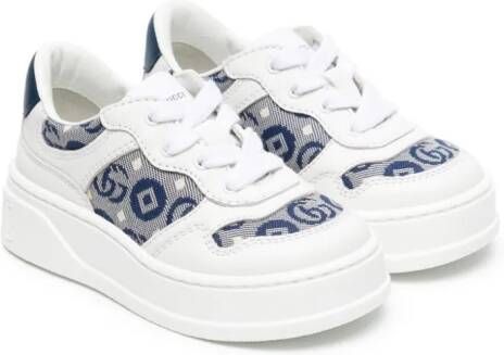 Gucci Kids Sneakers met GG patroon Wit