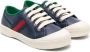 Gucci Kids Tennis 1977 leather sneakers Blauw - Thumbnail 1