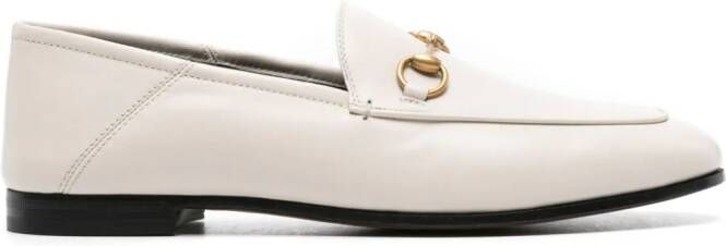 Gucci Loafers met horsebit detail Wit