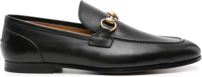 Gucci Jordaan leren loafers Zwart